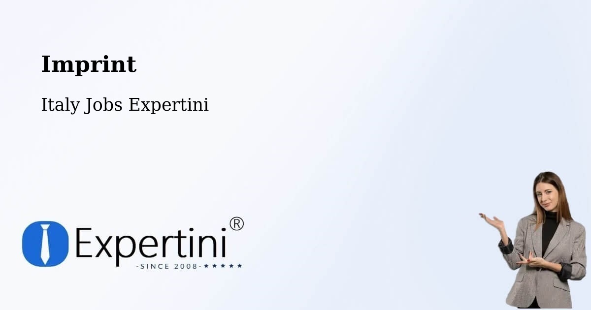Imprint – Stia - Italy Jobs Expertini